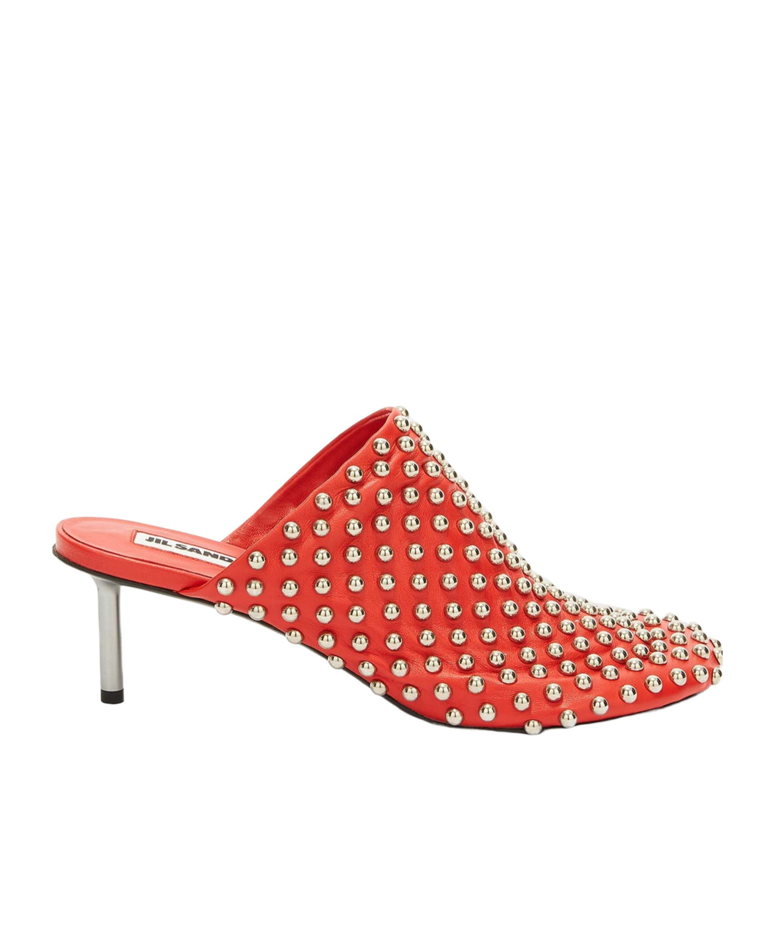 JIL SANDER STUDDED MULES 