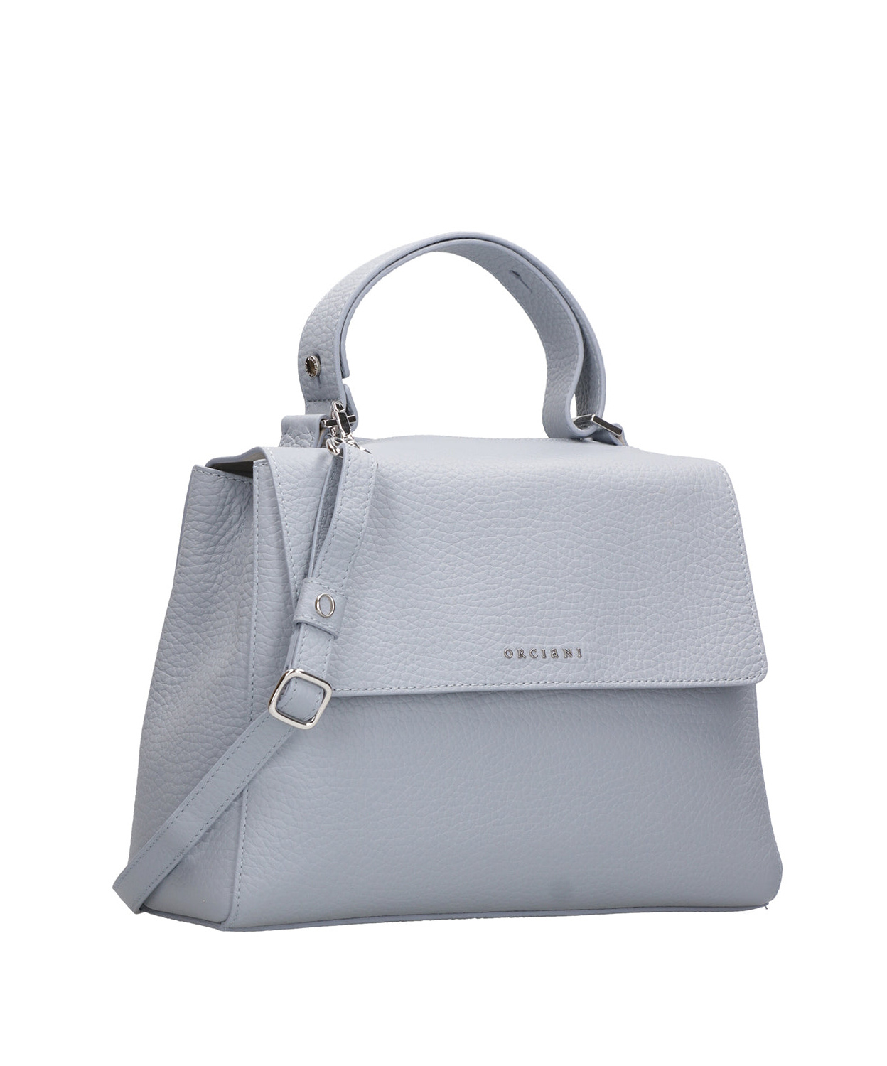 Orciani Flap Shoulder Bag In Gray