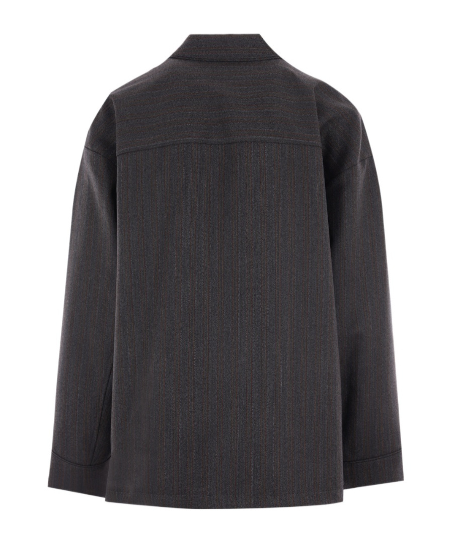 Bottega Veneta Button Casual Jacket In Black