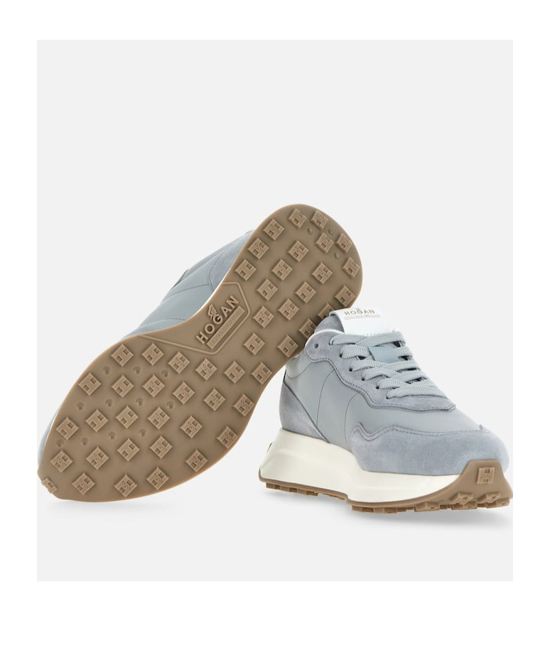 Hogan Laced Sneakers In Gray