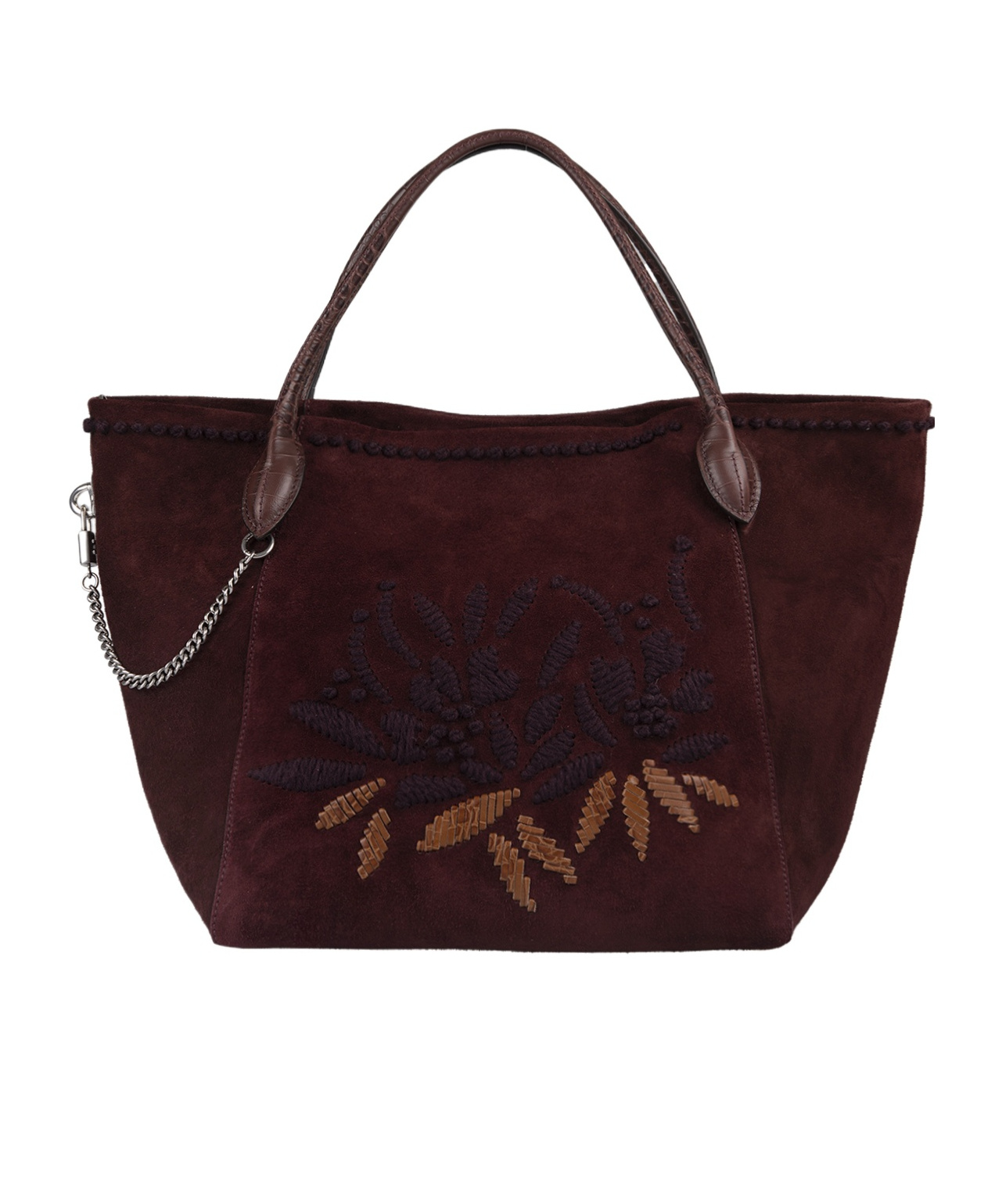 Ermanno Scervino Double Handle Tote Bag In Brown