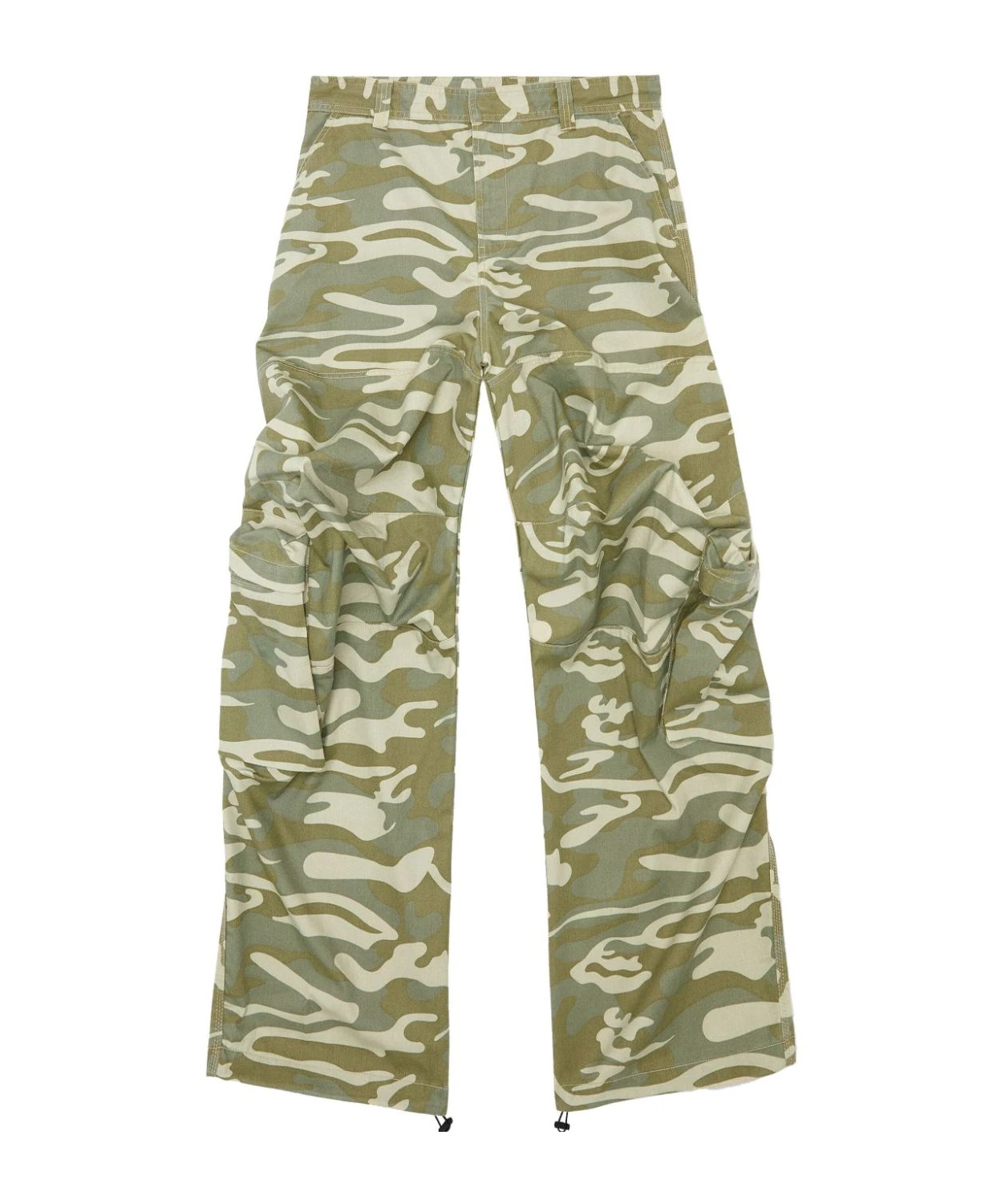 Diesel Khaki P-arne-b Cargo Pants In Nude