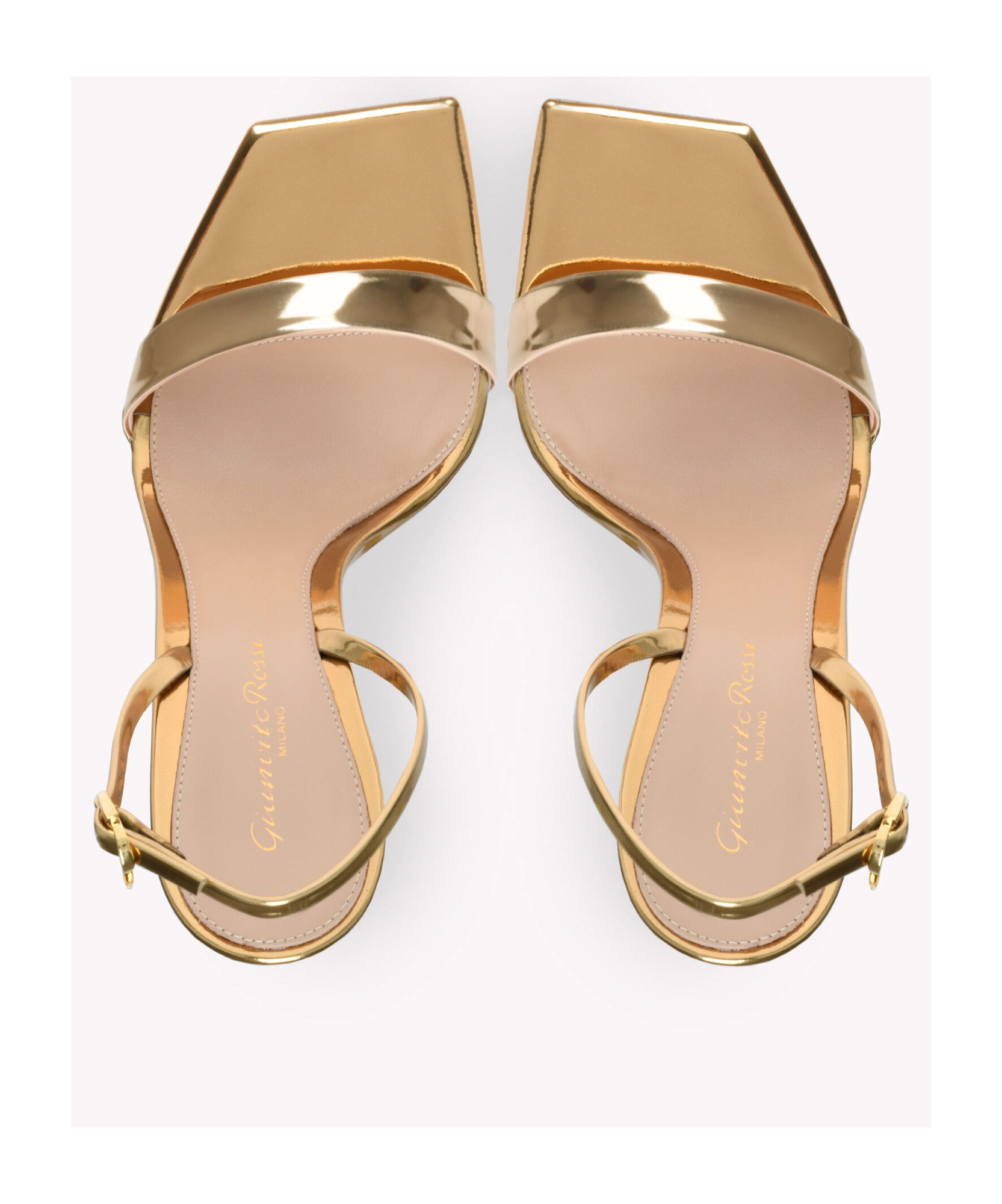 Gianvito Rossi Ribbon 105mm Stiletto Sandals In Nude