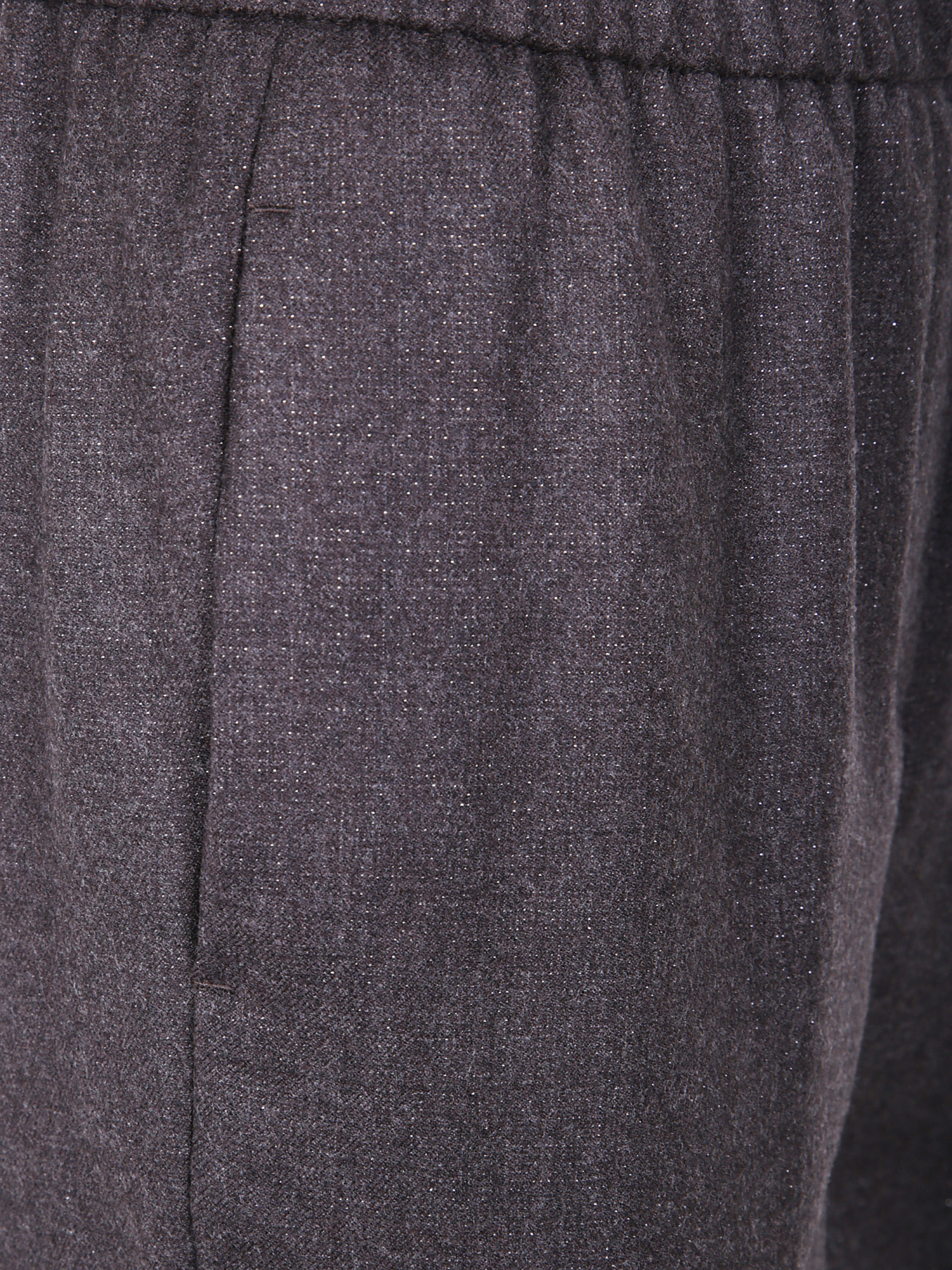 Peserico Elastic-waist Trousers In Black