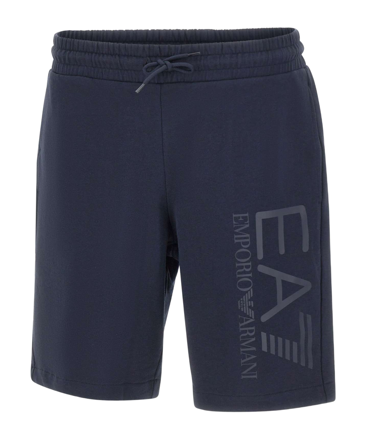 Ea7 Emporio Armani Core Identity Logo Shorts In Blue