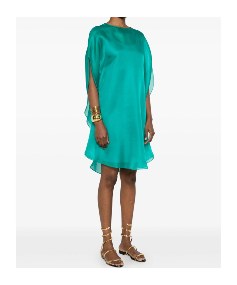 Gianluca Capannolo Iris Midi Dress In Green