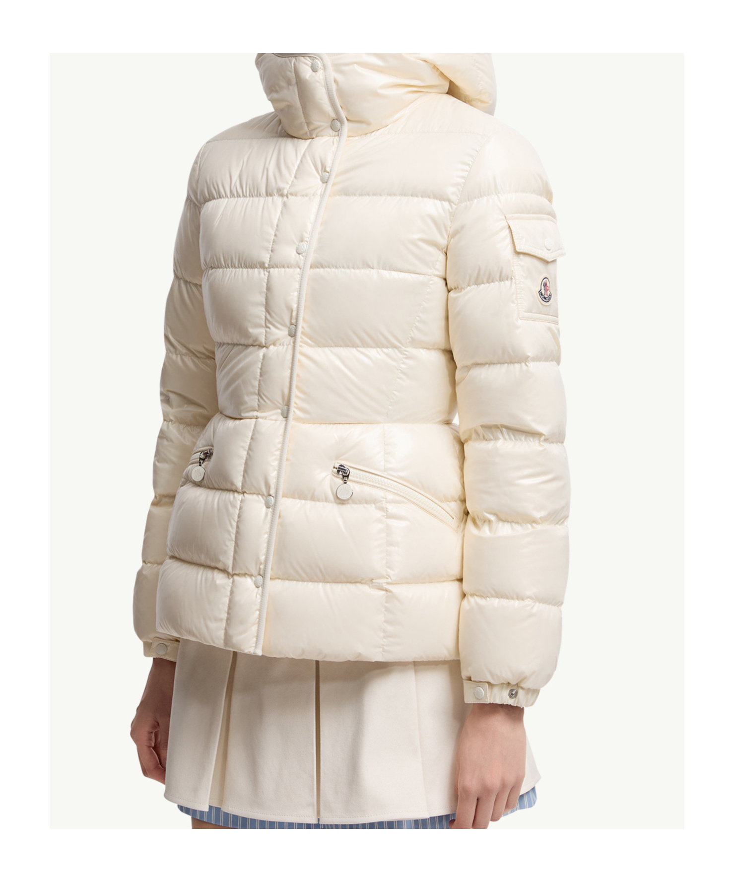 Moncler Doudoune Courte À Capuche Barante