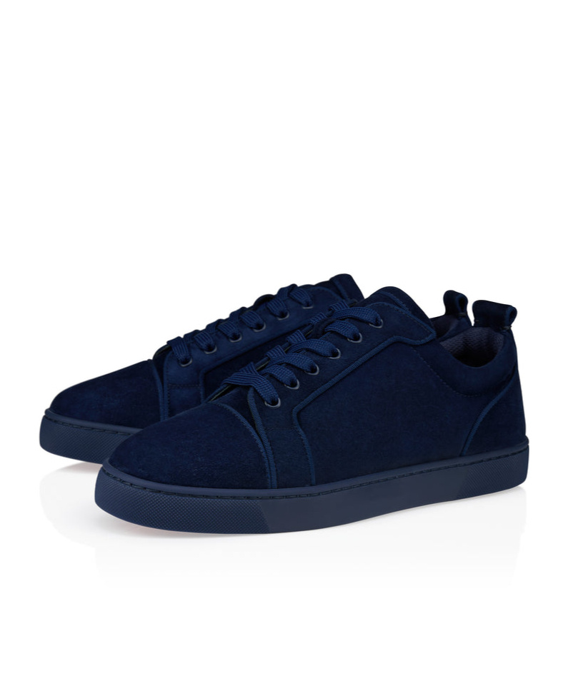 Christian Louboutin Men Louis Junior Sneakers In Blue