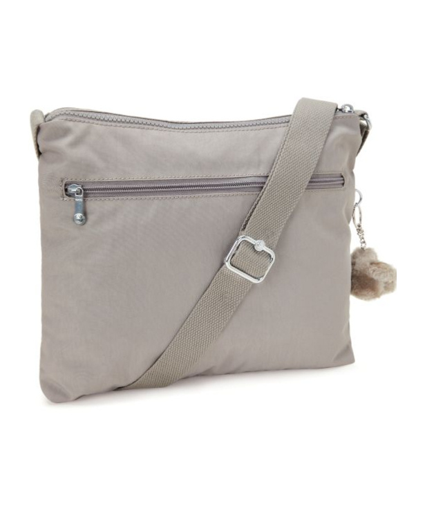 Kipling Logo Shoulder Bag In Gray