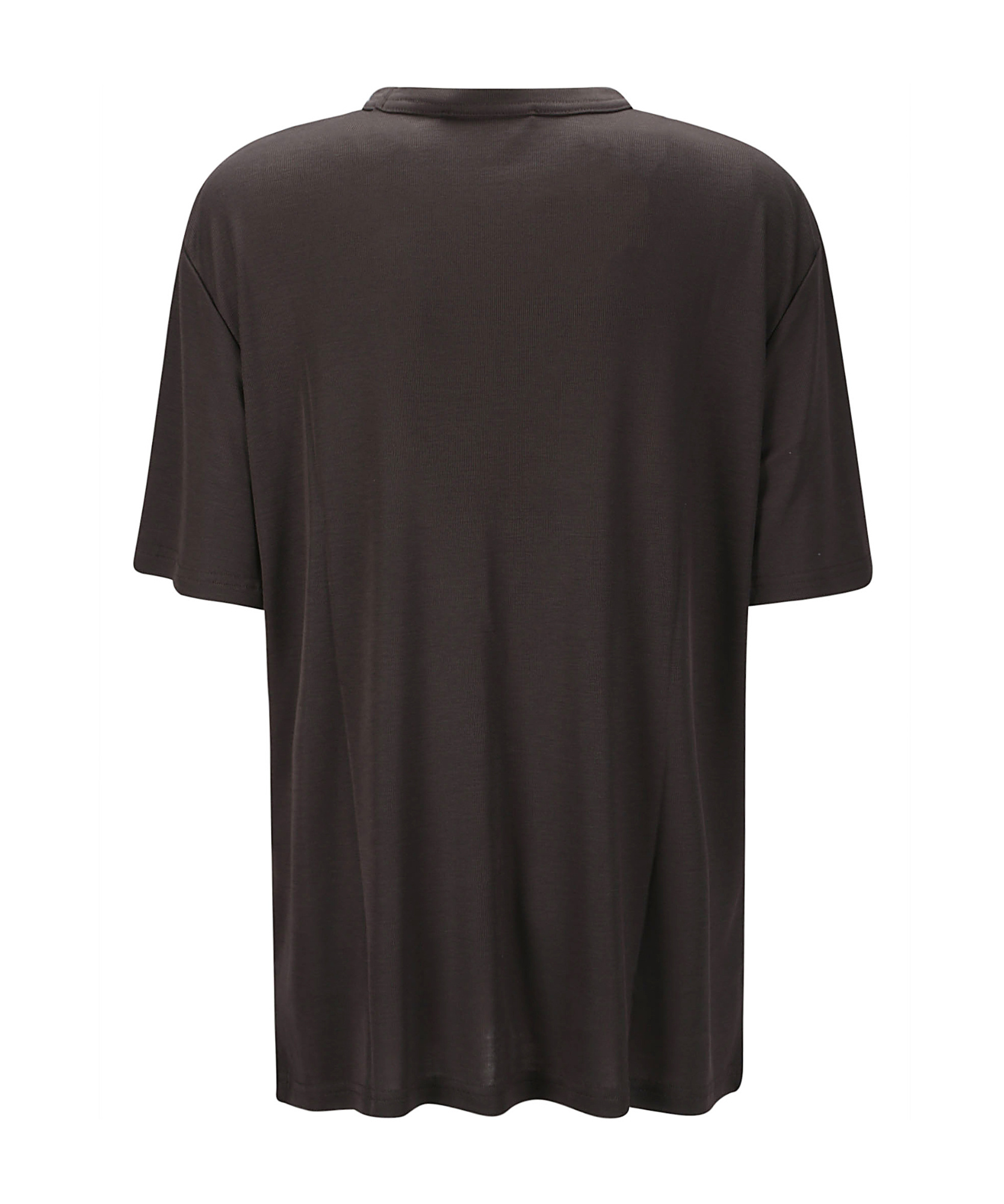 Studio Nicholson Long Sleeve Crew Neck Relaxed Fit Top In Black