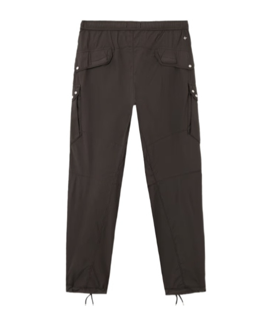 Stone Island Relaxed Fit Cargo Trousers With Performance Features In Gray