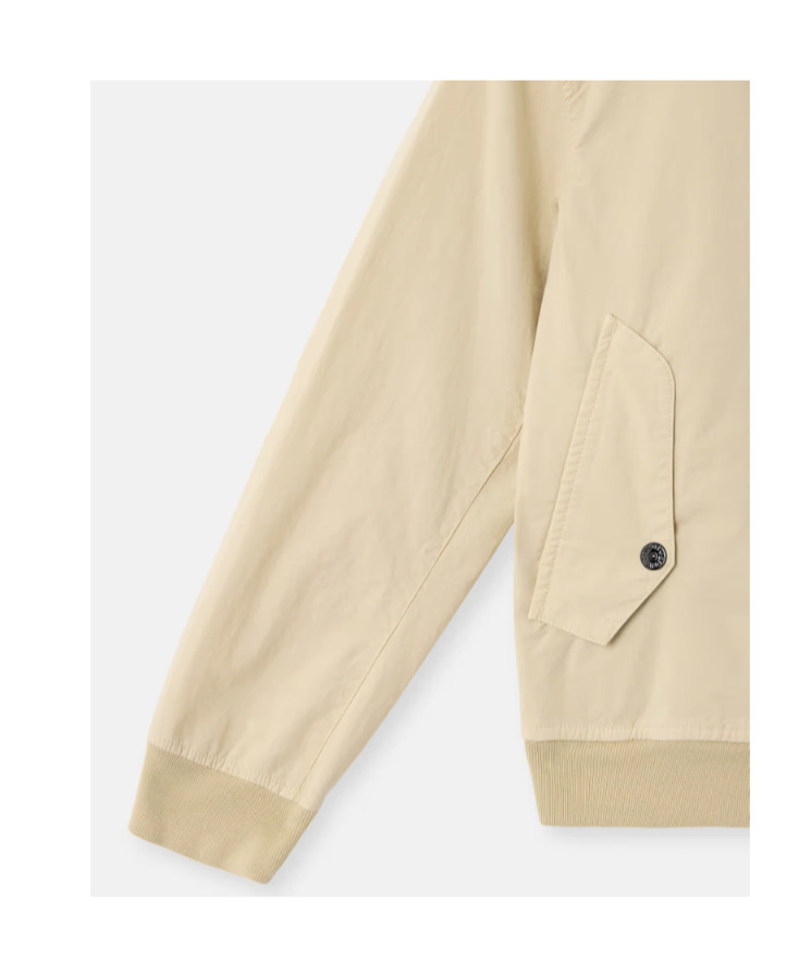 Stone Island Long Sleeve Casual Jacket In Nude