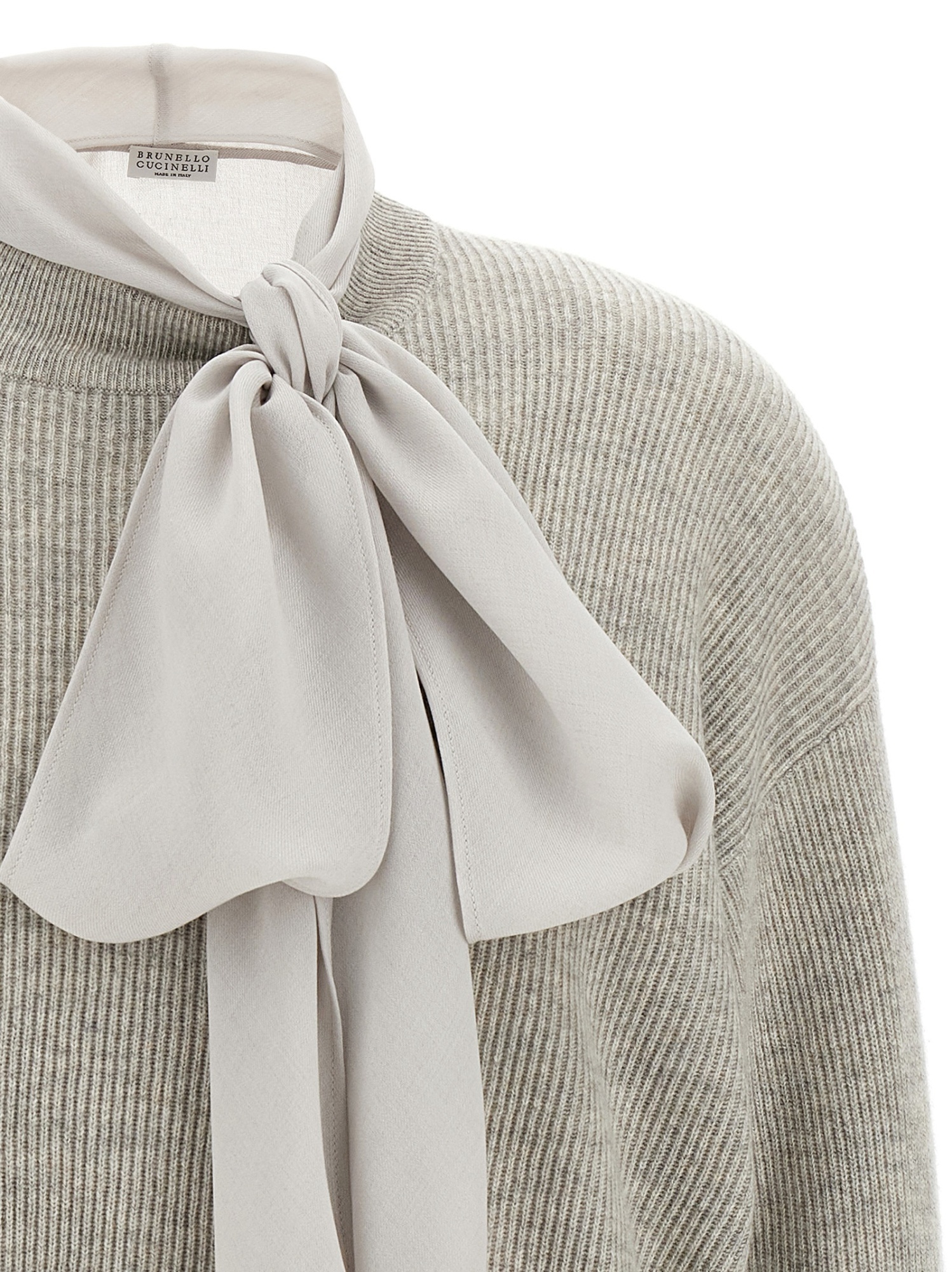 Brunello Cucinelli Women Blouse Sweater In Gray