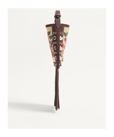 Valentino Small Tassel Shoulder Bag In Multicolor