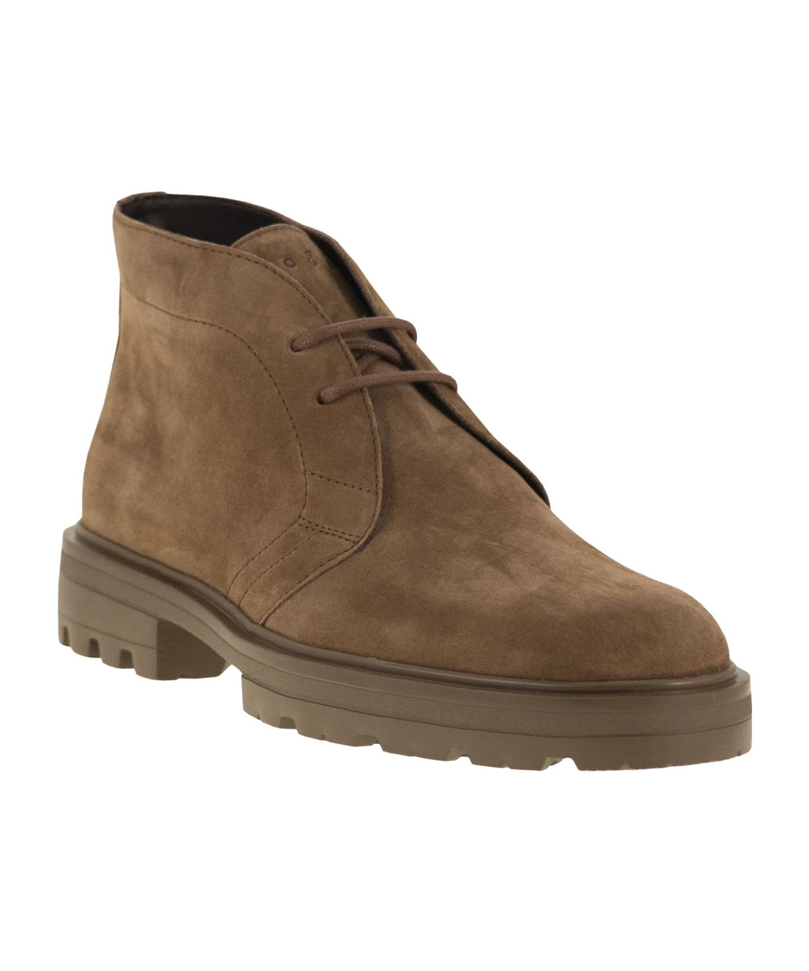 Hogan H673 - Lace-up Ankle Boot In Brown
