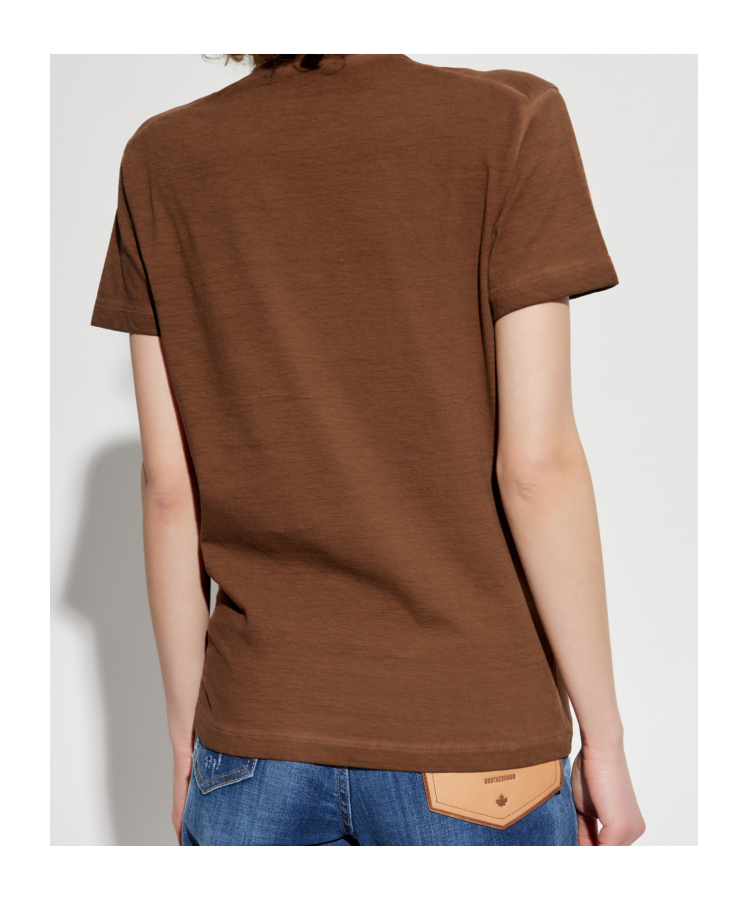 Dsquared2 Printed T-shirt In Brown