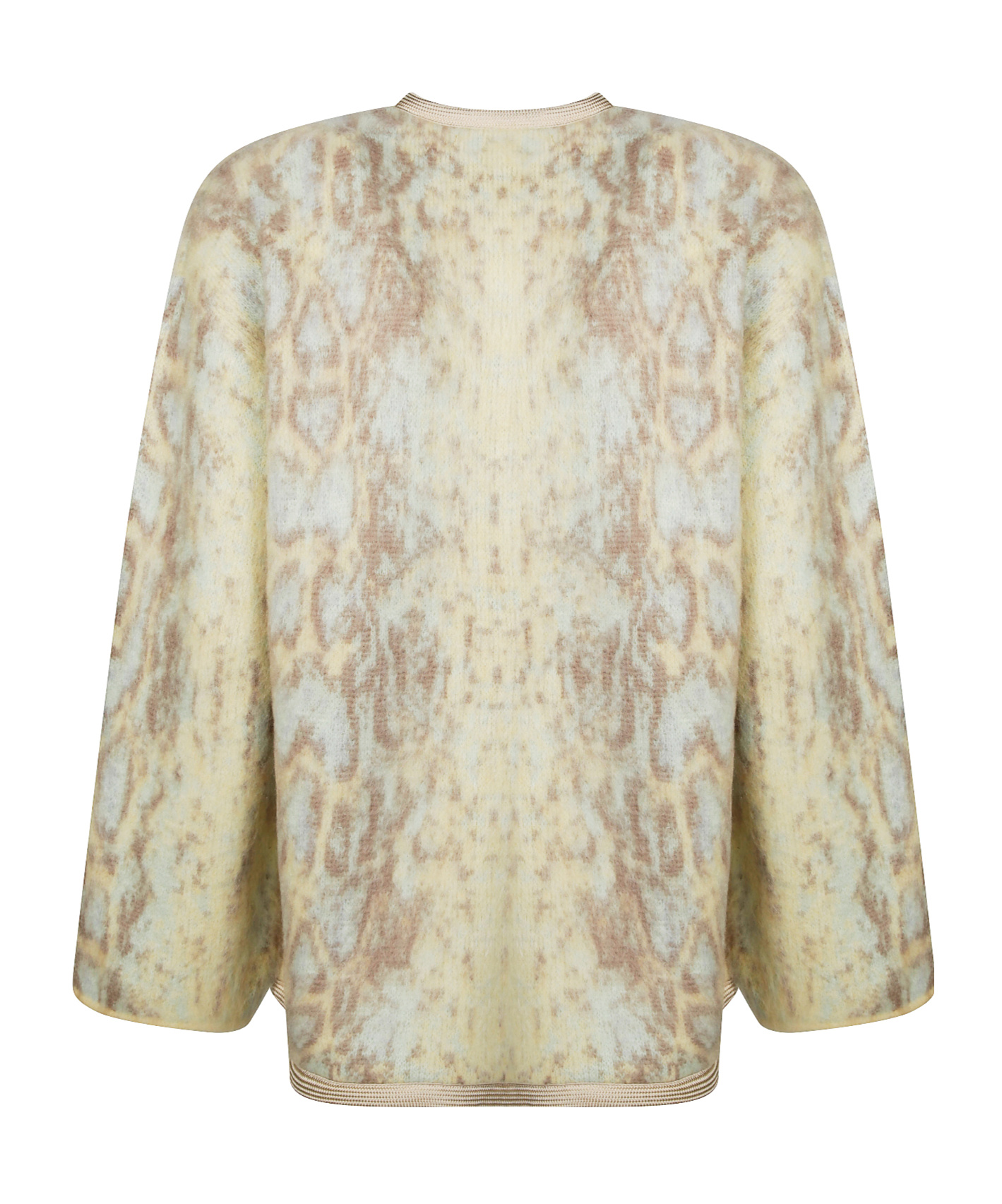 Forte Forte Snakeskin-patterned Cardigan In Brown