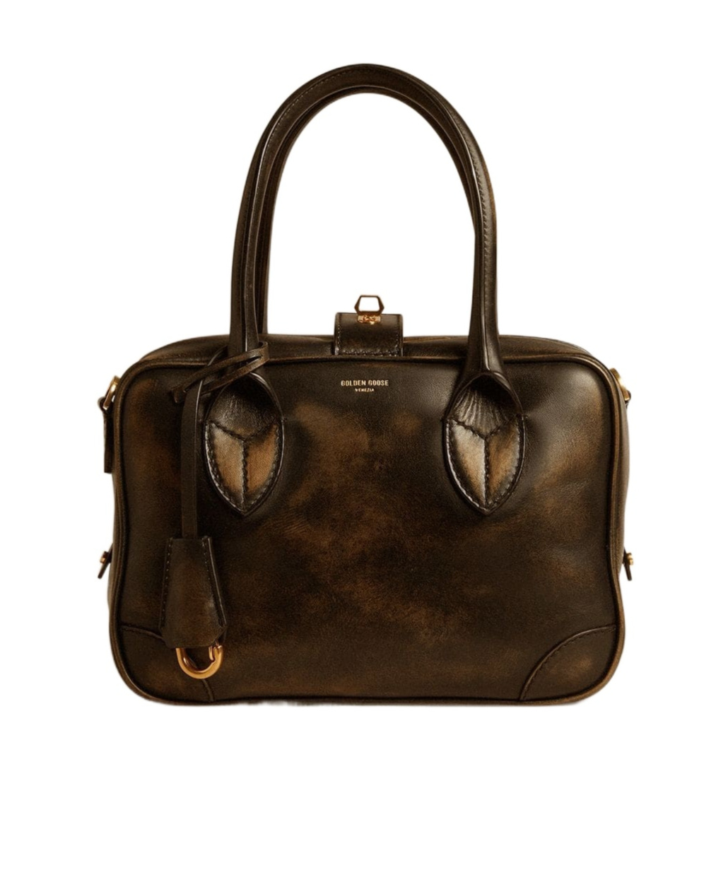 Golden Goose 'vita' Tote Bag In Black Leather In Black