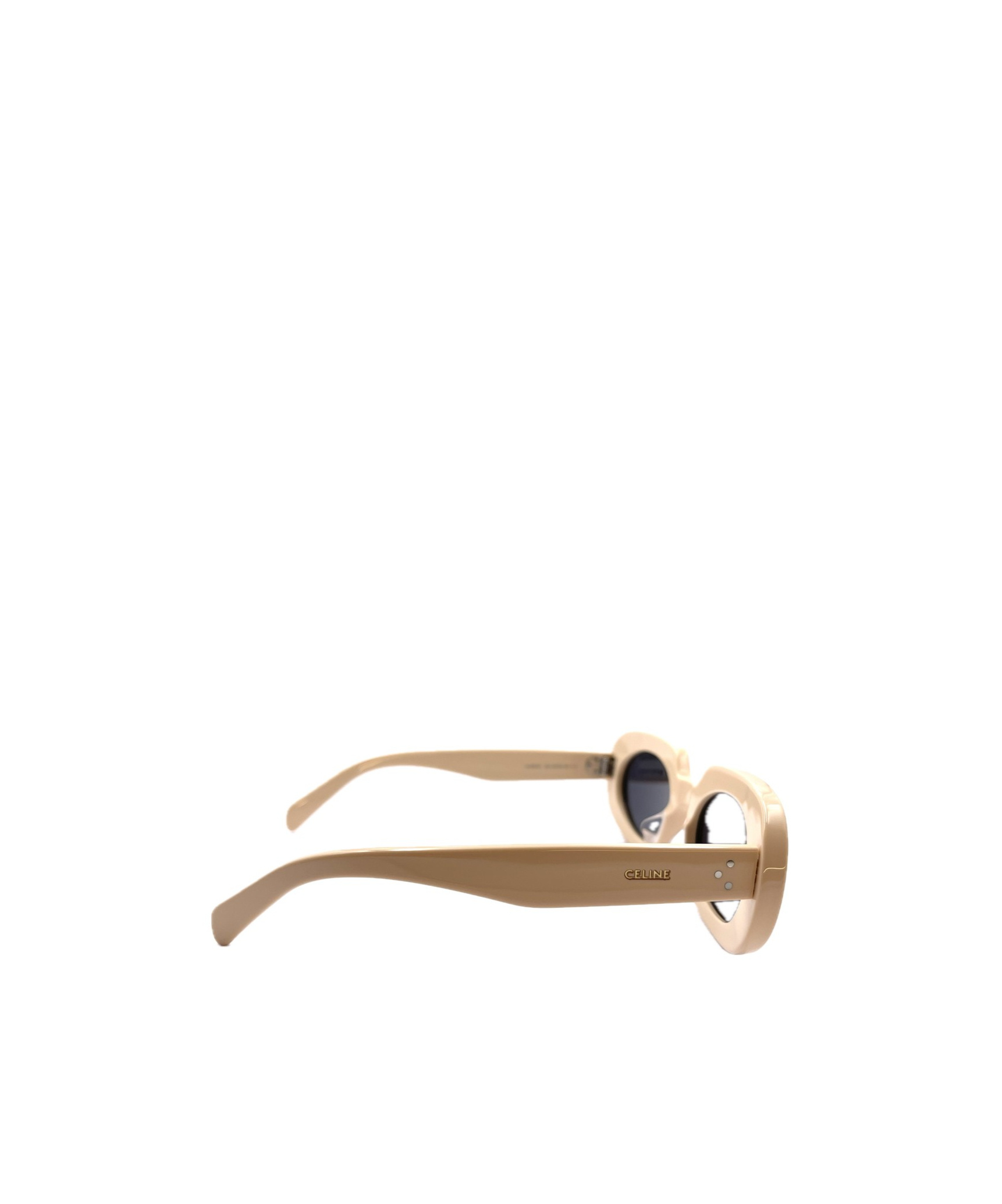 Celine Geometric Frame Sunglasses In Black