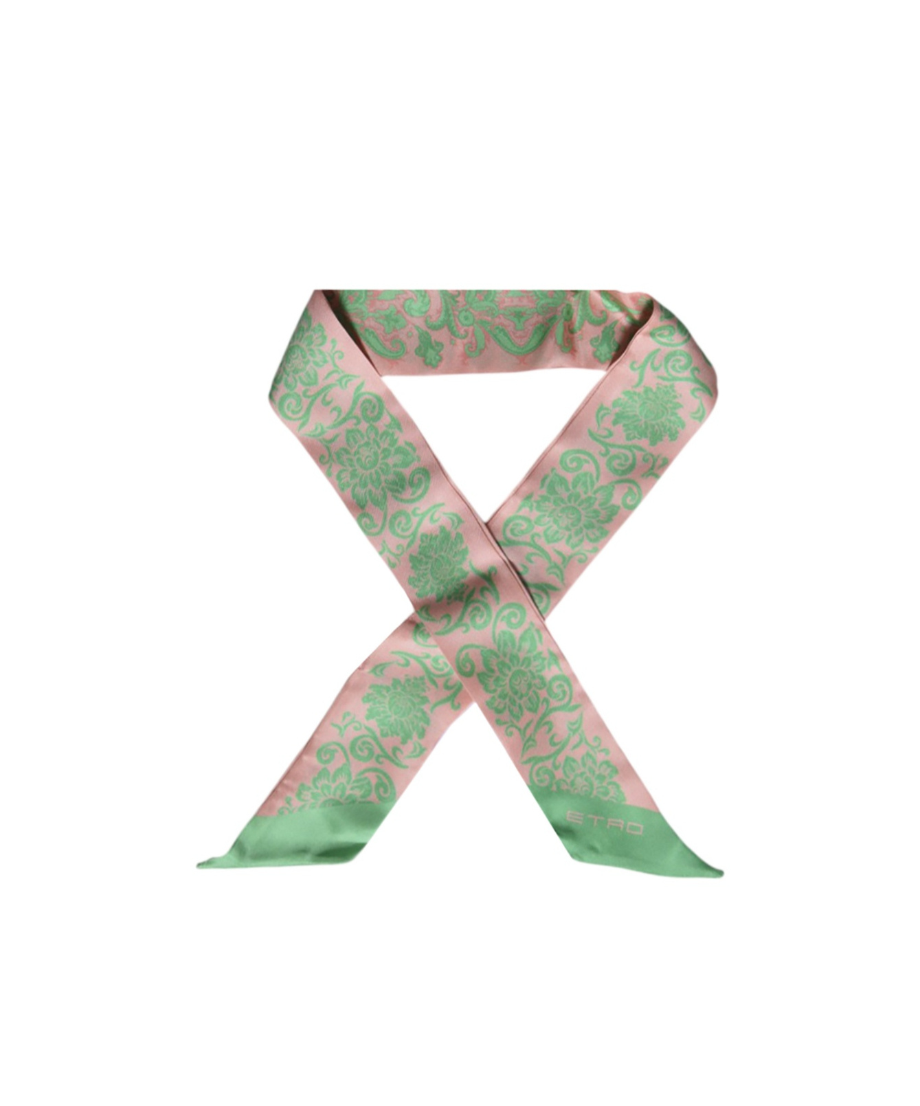 Etro Paisley Printed Scarf In Green