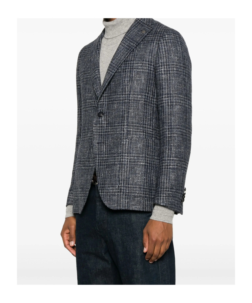 Tagliatore Checked Wool Blazer