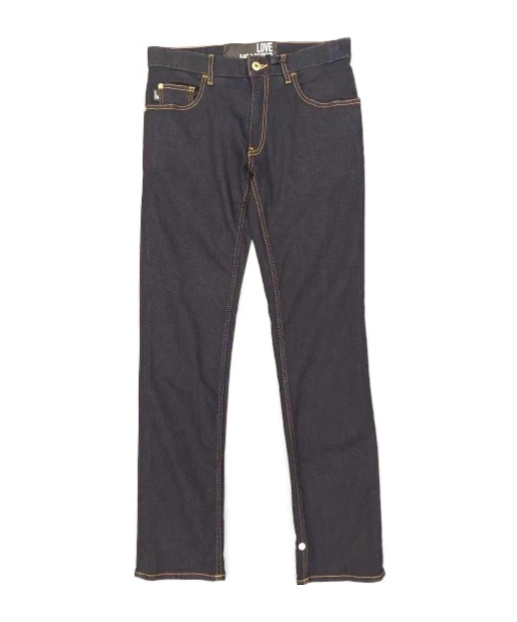 Moschino Belt-loop Jeans In Black