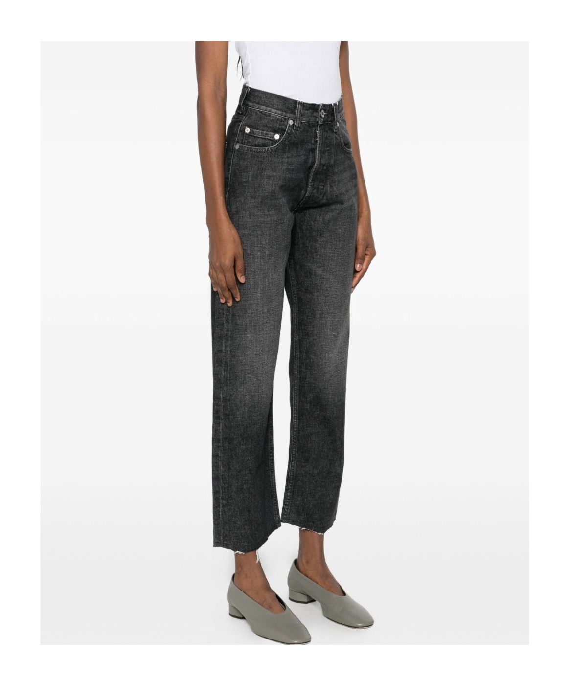 Maison Margiela Straight-leg Denim Jeans In Black