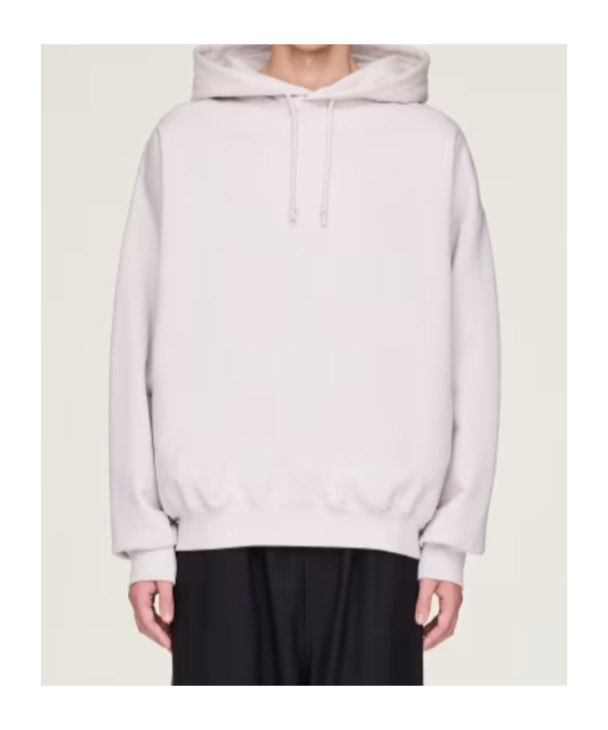 Y-3 Drawstring Hoodie In Gray