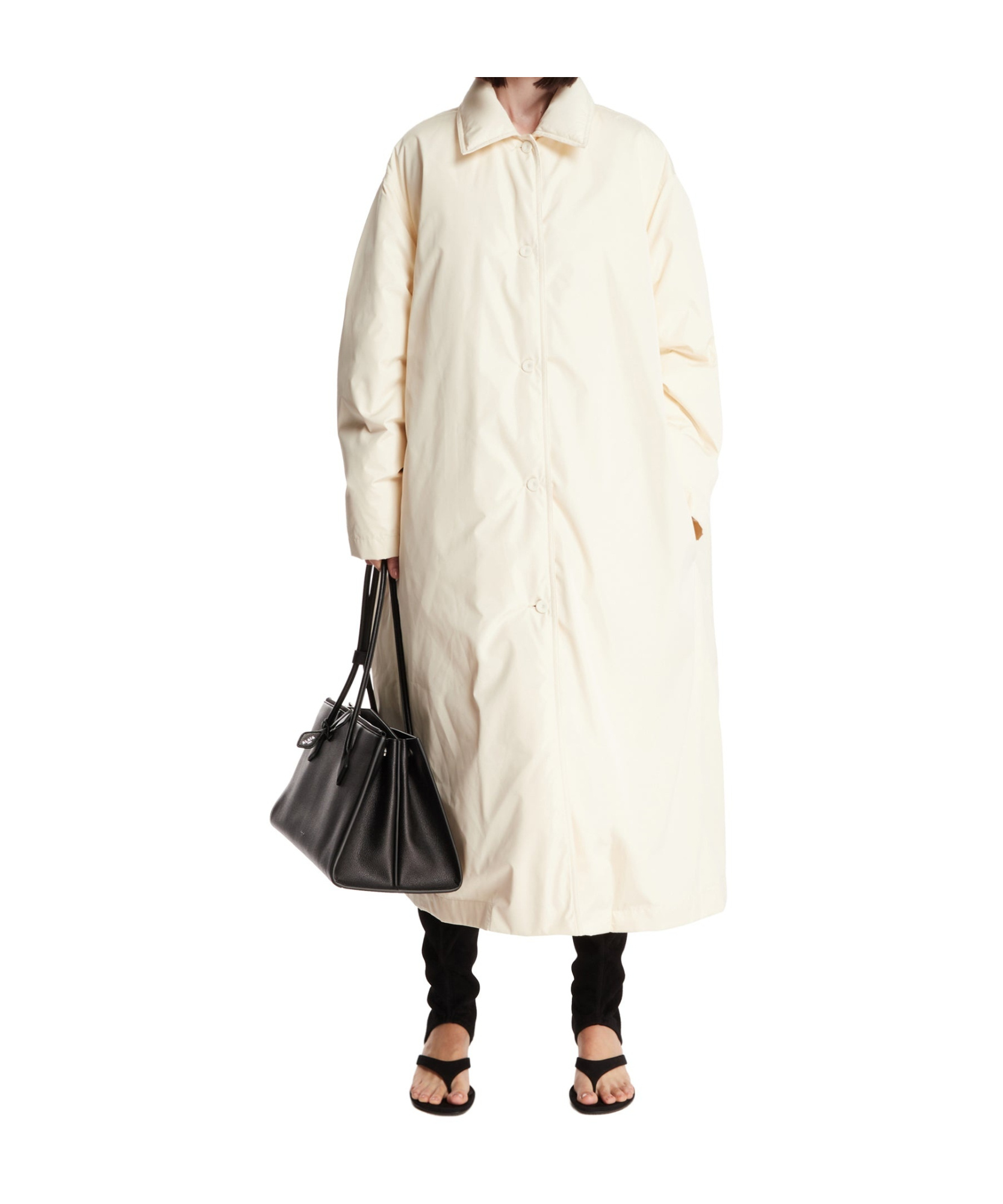 Jil Sander Long-sleeved Cotton Jacket In Neutral