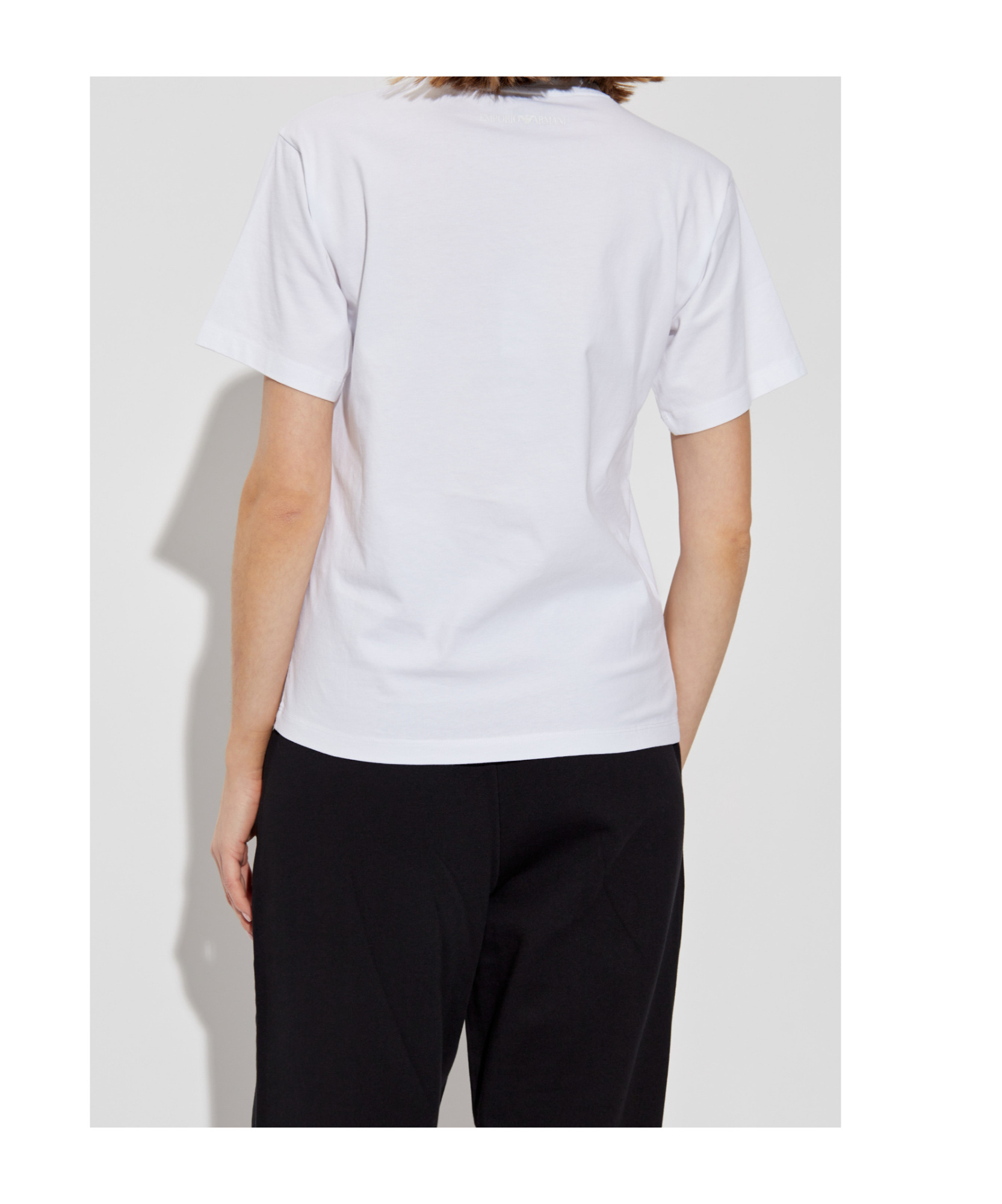EMPORIO ARMANI LOGO-EMBROIDERED T-SHIRT