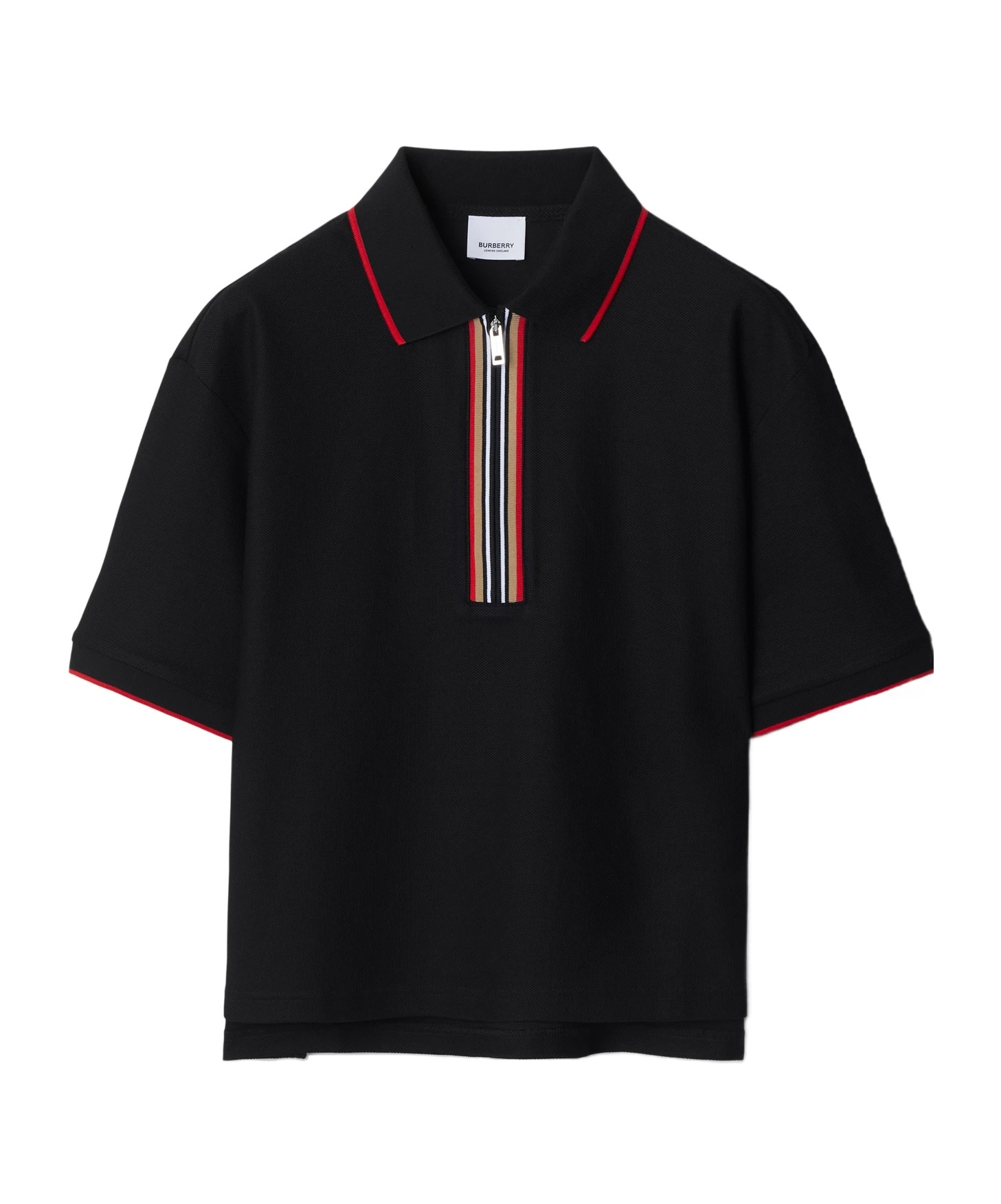 Burberry Polo Shirt In Black