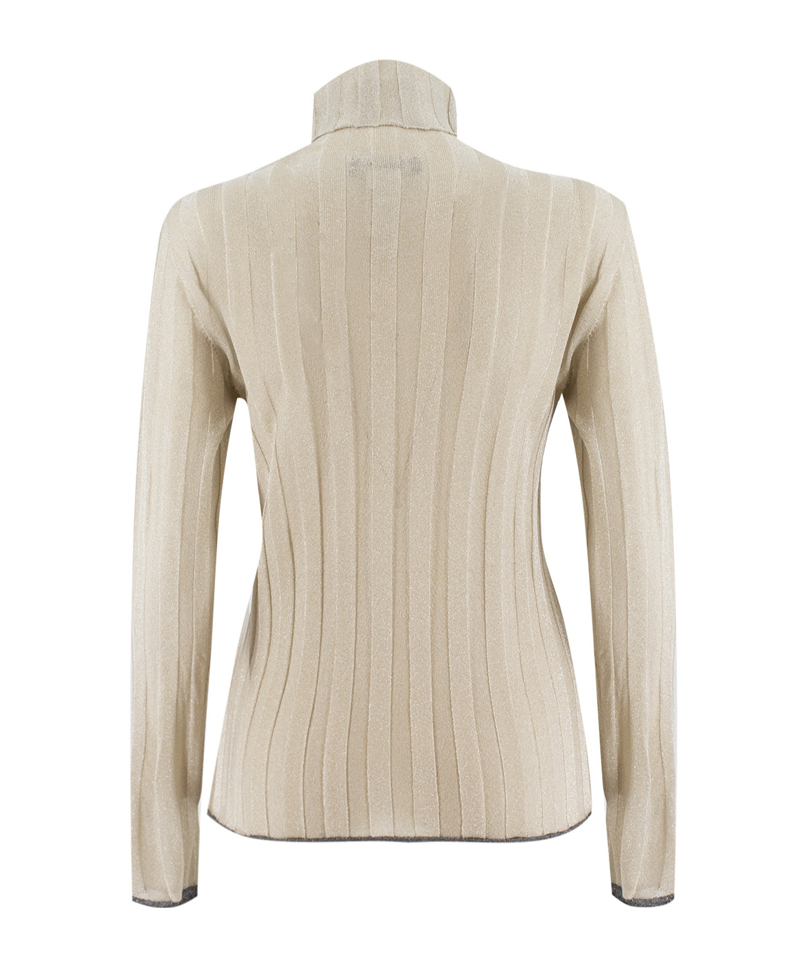 Fabiana Filippi Lurex Sweater Sweaters And Cardigans Gold In Neutral