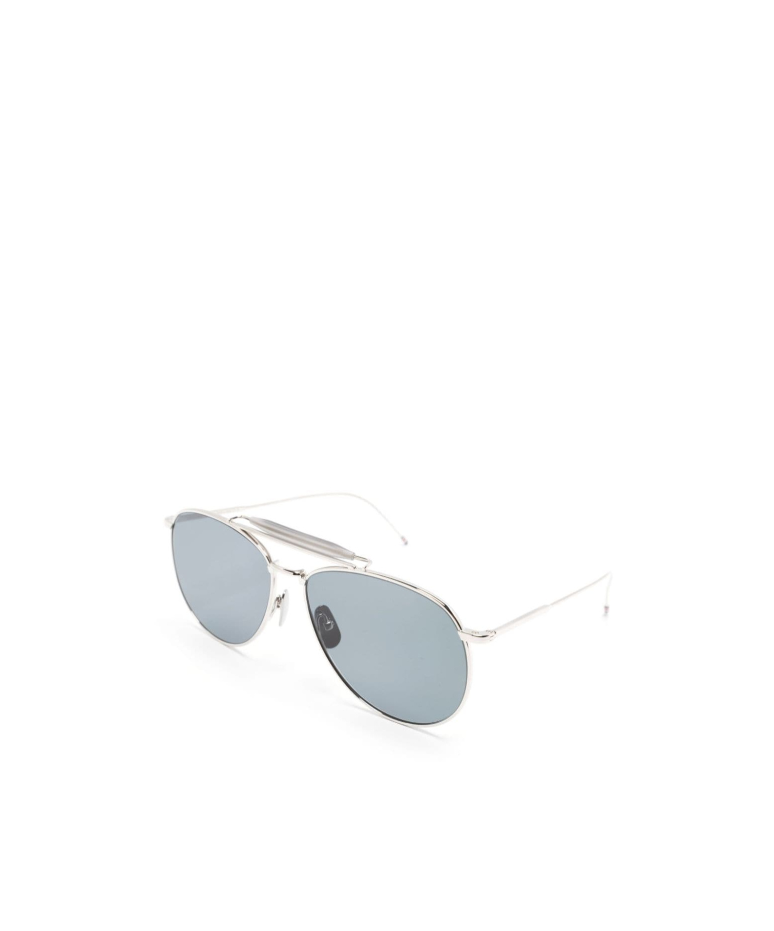 Thom Browne Pilot-frame Sunglasses In White