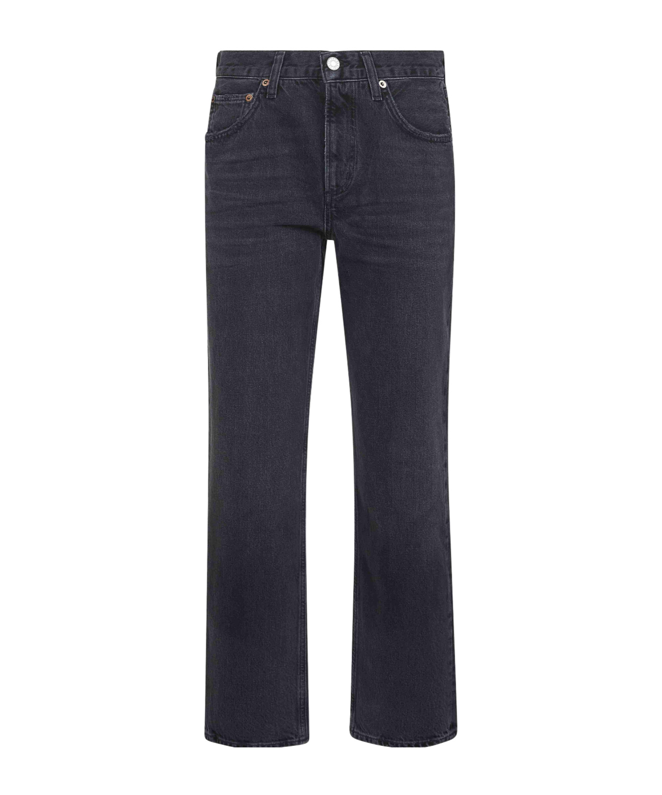 Agolde Straight-leg Jeans In Black