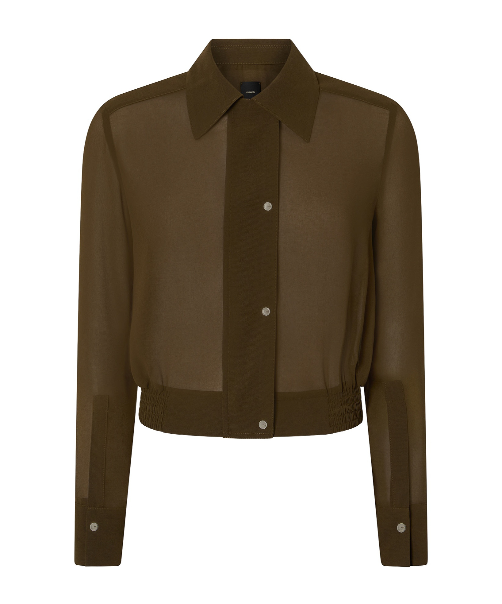 Pinko Collared Button-up Jacket