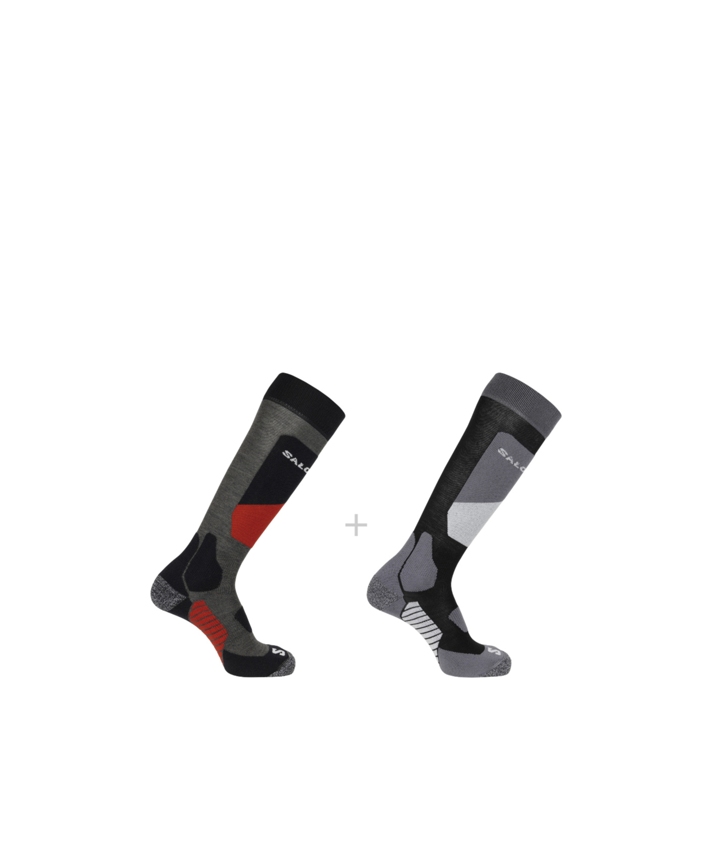 Salomon S/acess Panelled Ski Socks (pack Of Two)