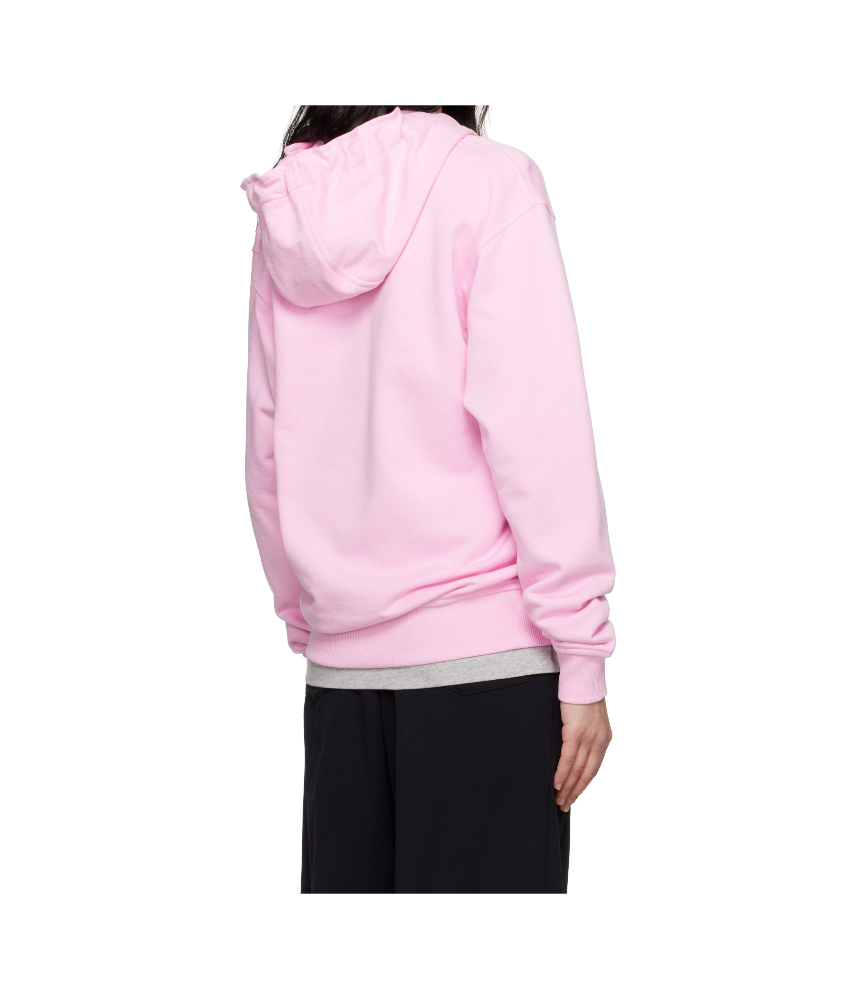 COMME DES GARÇONS PINK ZIP HOODIE