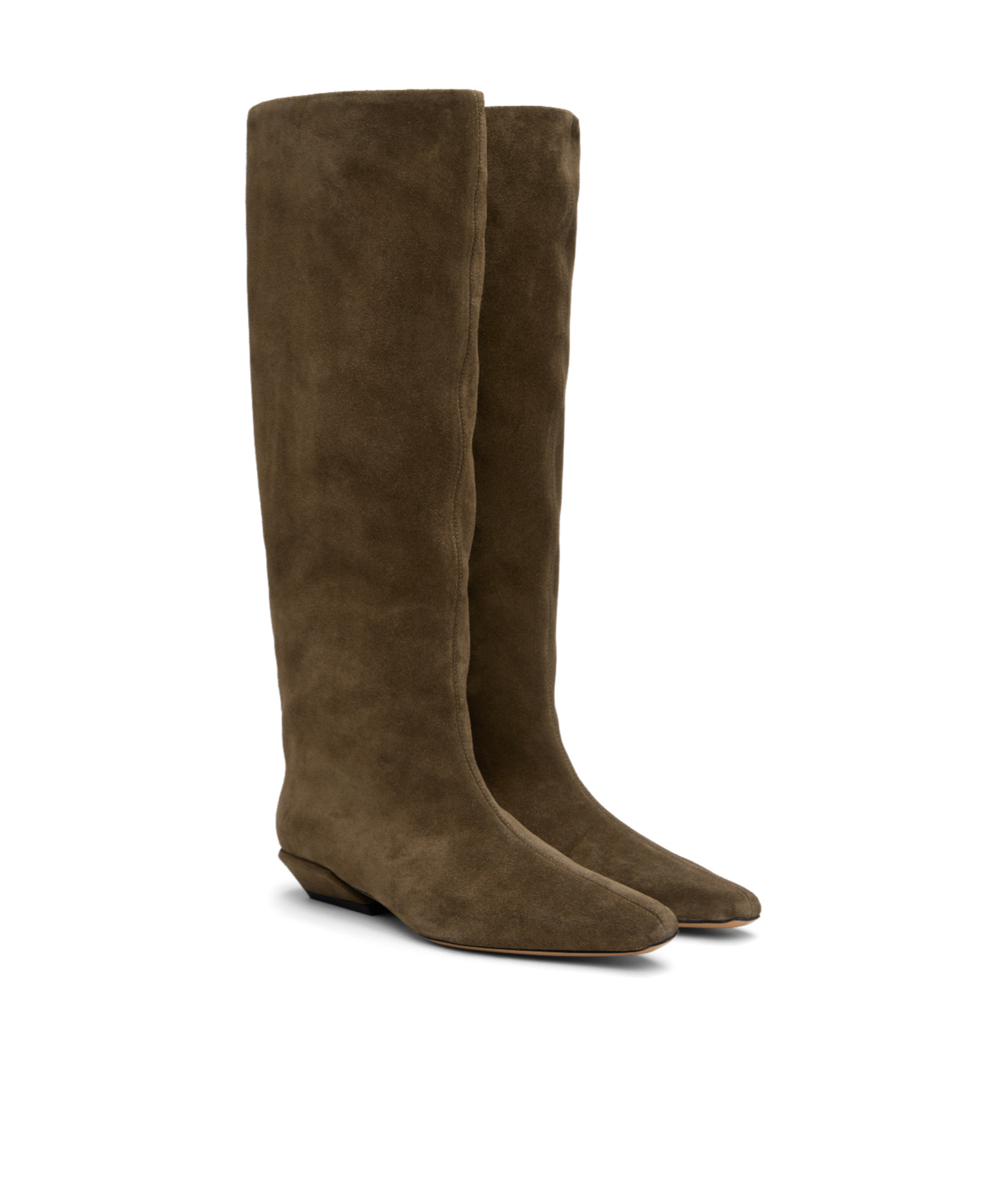 Paris Texas Khaki Bettina 25 Tall Boots In Green