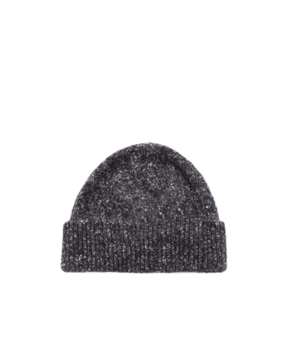 Brunello Cucinelli Cuffed Wool Hat In Black