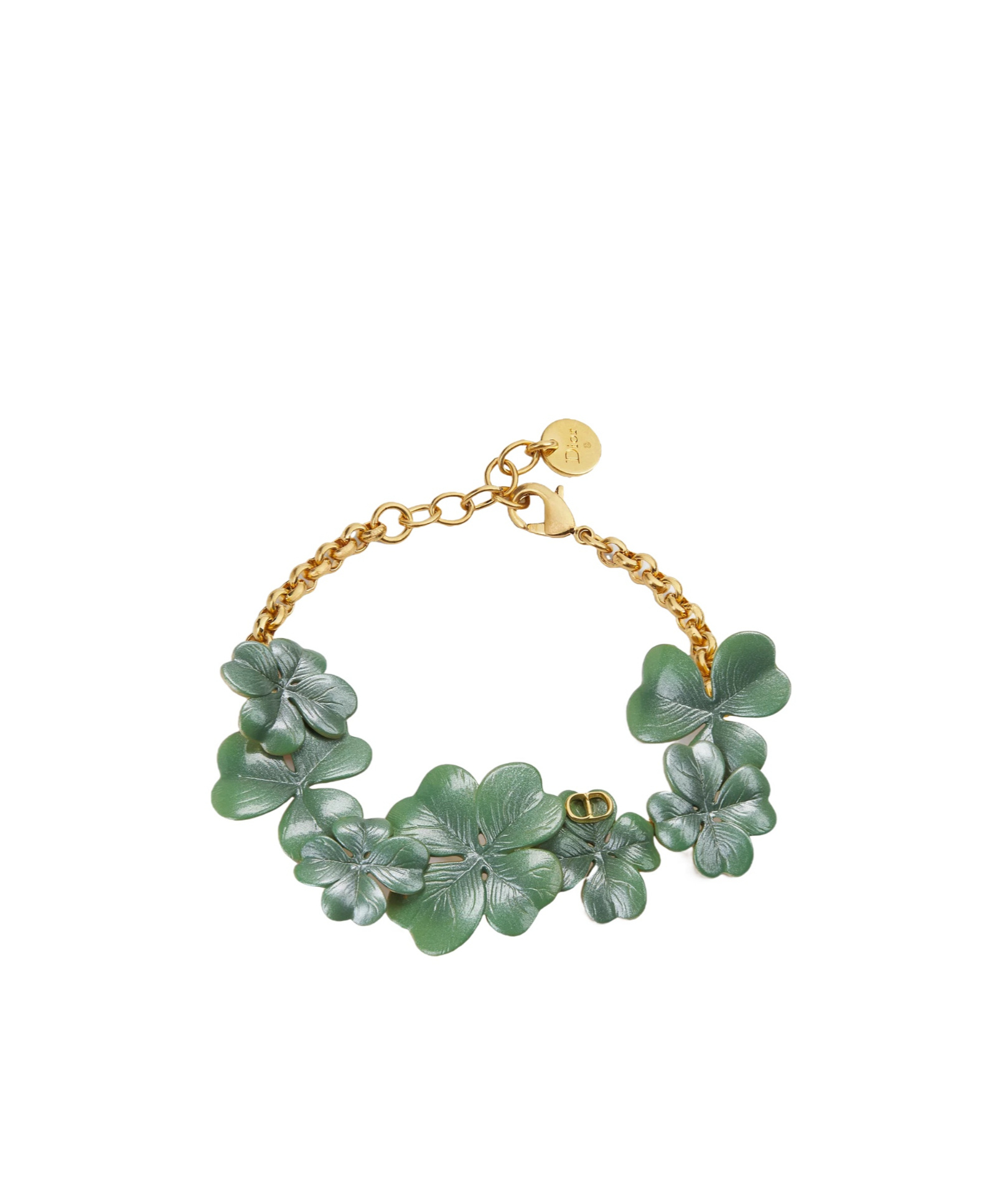 Dior Clover Bracelet In Green