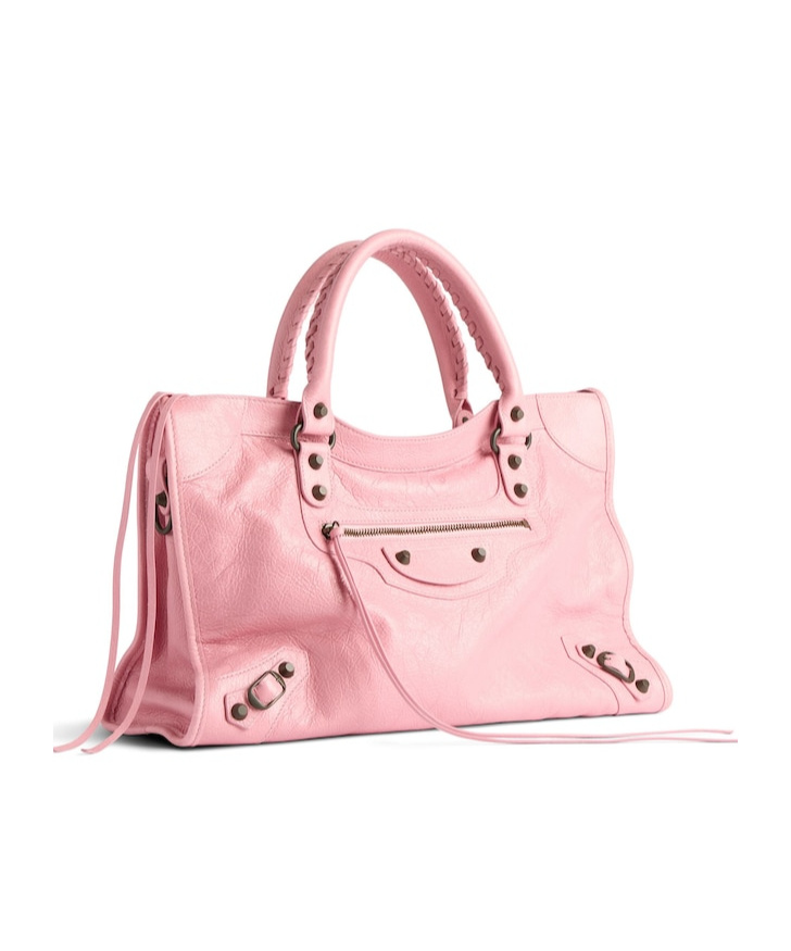 Balenciaga Women's Le City Medium Bag  In Vintage Pink In Pink