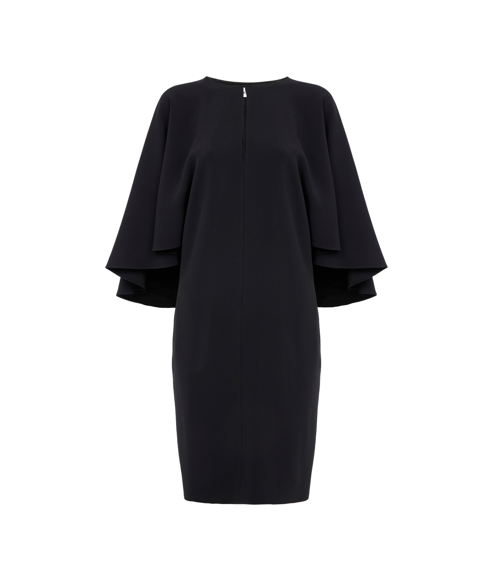 Shop Chloé Draped-detail Cady Mini Dress In Black