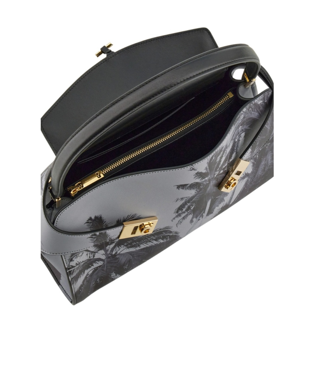 Ferragamo Medium Hug Shoulder Bag In Black