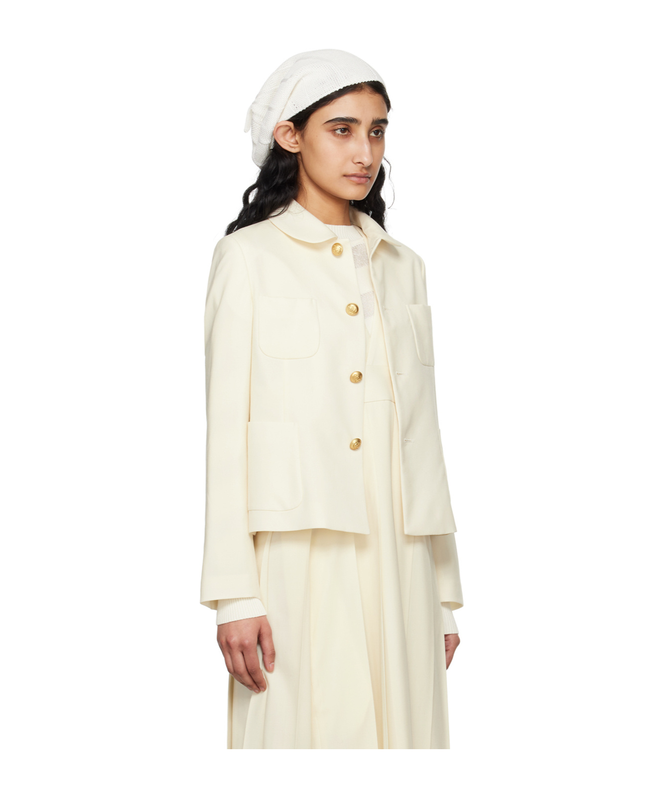 COMME DES GARÇONS PETER PAN-COLLAR CASUAL JACKET 