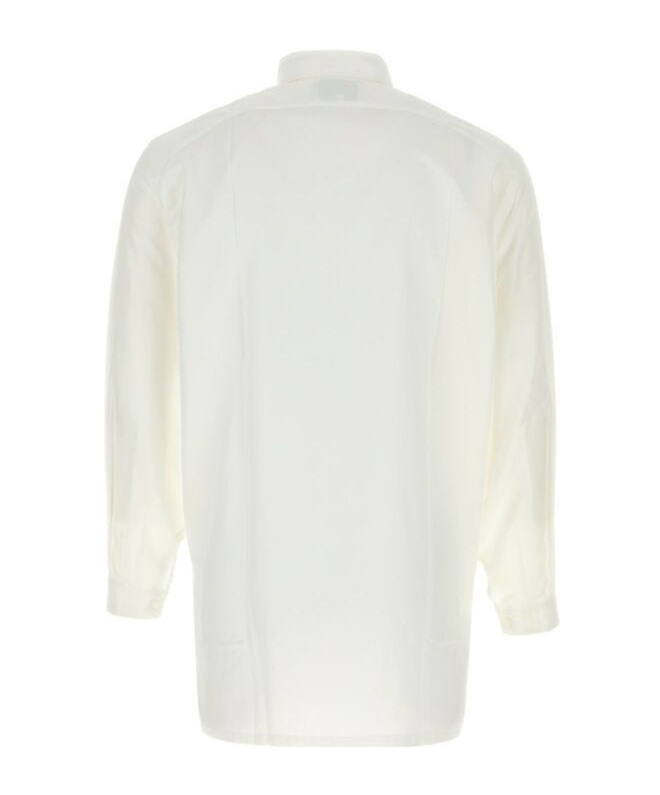 Setchu Long-sleeved Shirt In White