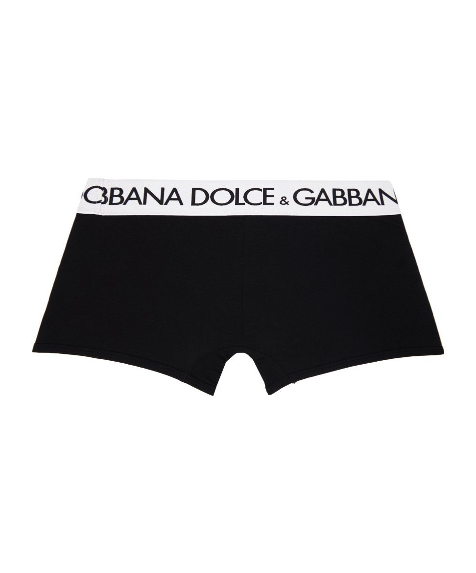 Dolce & Gabbana Black Regular-fit Boxers In Black
