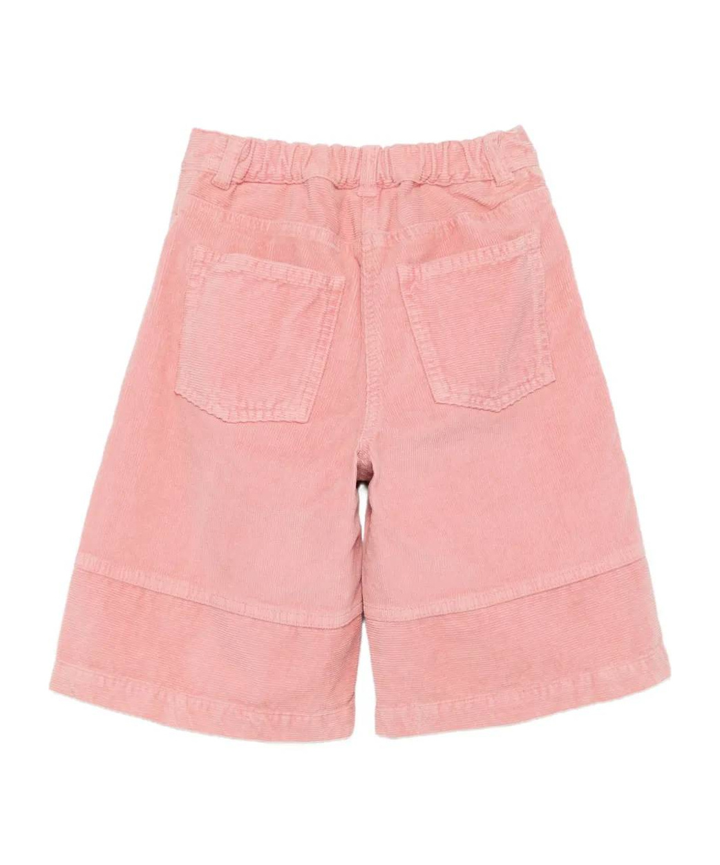 Il Gufo Corduroy Panelled Shorts In Pink