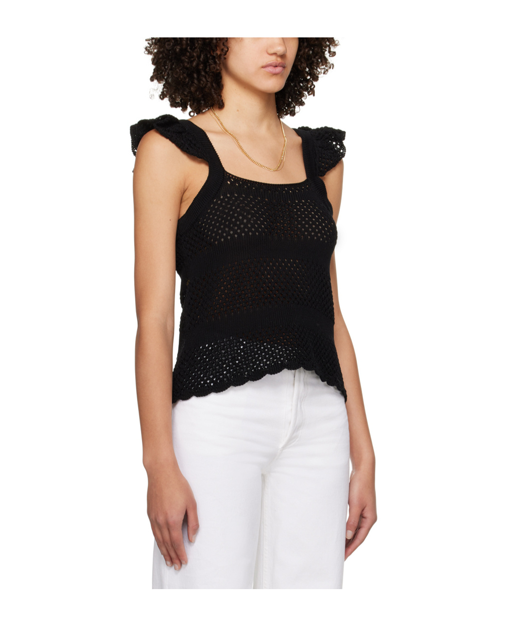 Apc Needle Knitted Vest In Multicolor