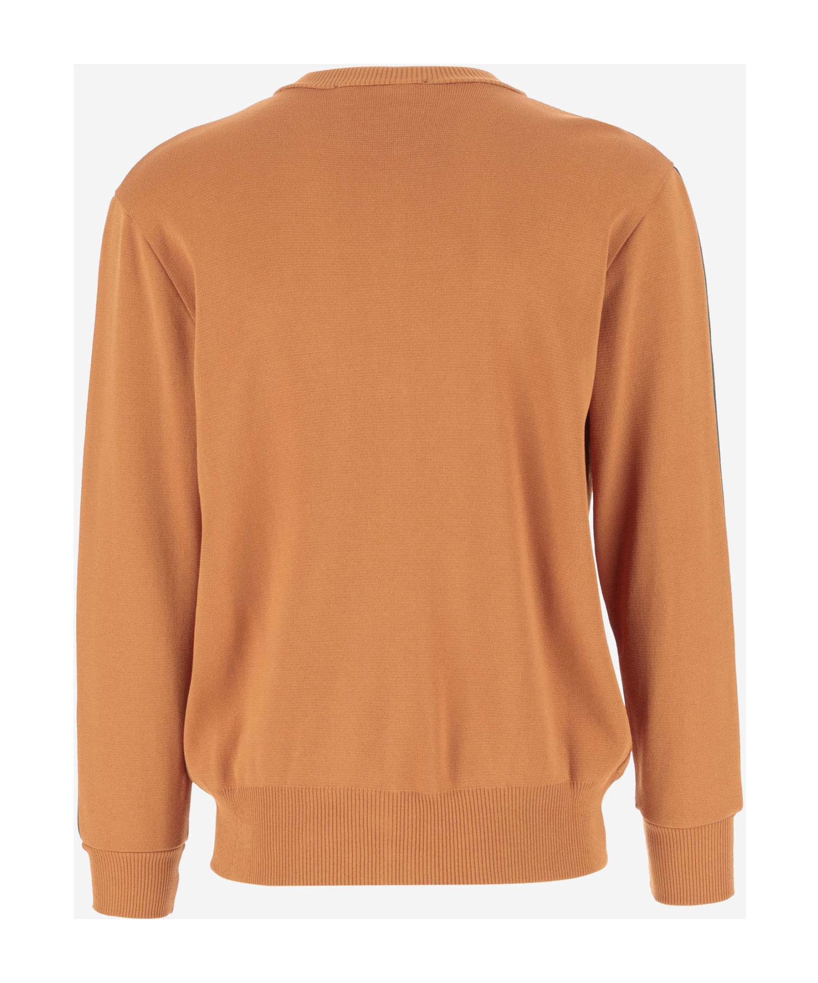 Autry Solid Color Sweatshirt With Zip Closure And Contrasting Deta In Brown