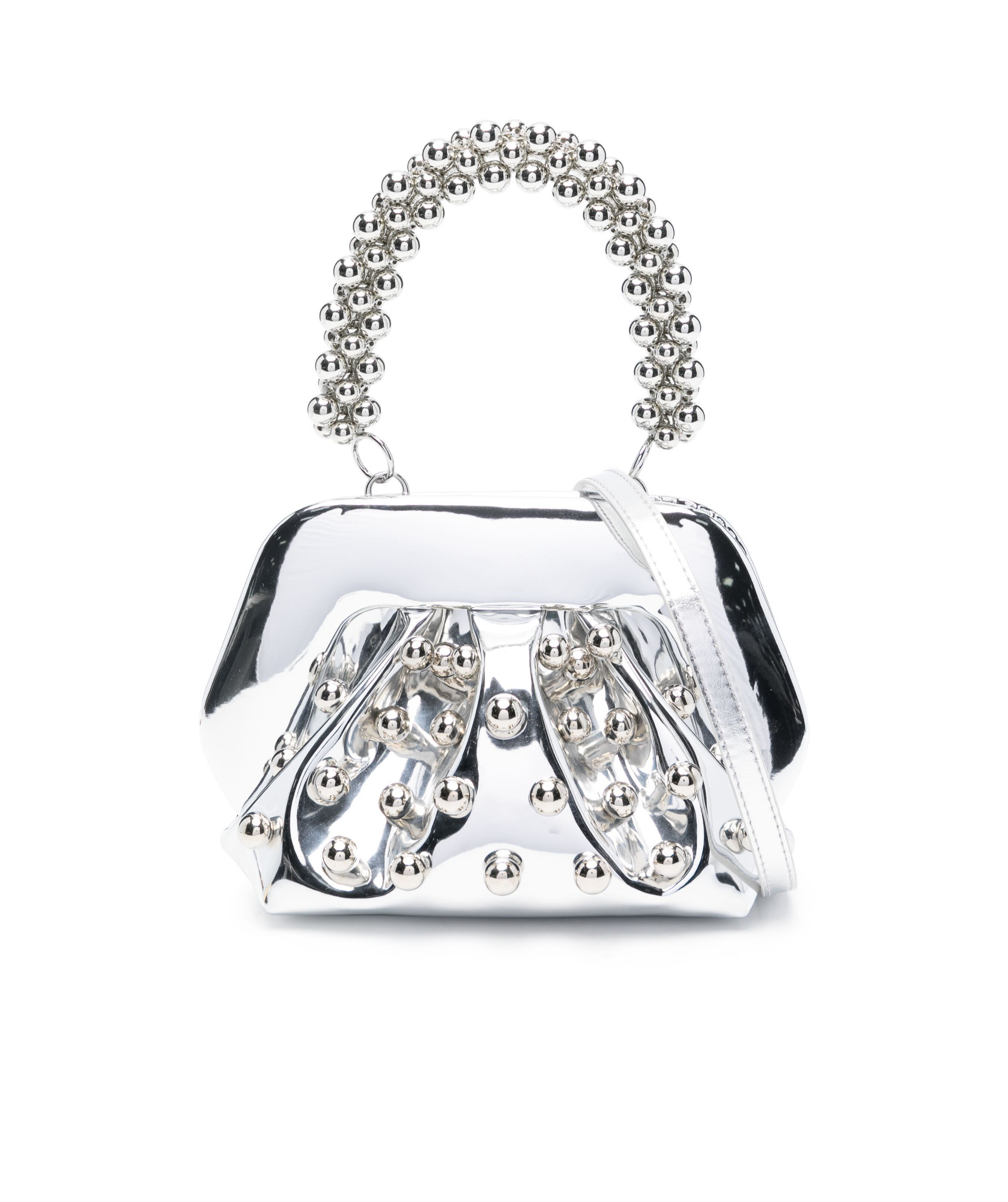 Themoirè Handbag In White